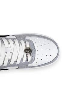 Unisex A Bathing Ape BAPE STA Platform Sneakers, Low Top Street Skate Trainers For Couple Daily Outfits - Blue - View 6