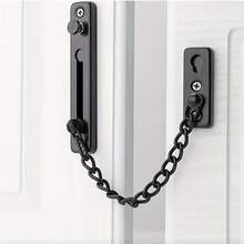 1pc Heavy Duty 304 Stainless Steel Door Chain Lock With Spring Anti-Theft Bolt - Protect Your Home With Polished Bolt Screw Accessories - Anti-theft Version - View 2