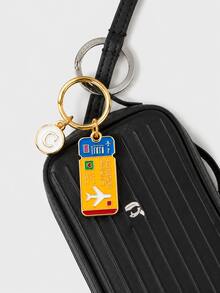 Travel Luggage Keychain | Ins Luxury Enamel Pendant | Travel Souvenir Gift - Multicolor - View 4