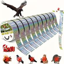 1/2/5 Rolls Bird Repellent Reflective Tape (50.00m/Roll) | Bird Repellent Reflective Tape | Double-Sided Reflective Tape, Suitable For Orchards And Vegetable Gardens, Home Yards, Farm Orchards, Outdoor Spaces And Christmas Decoration Scenes, Outdoor Space Bird Repellent Solution, And Easy To Use - One Size - View 2
