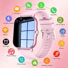 New Hot-Selling Sports Smart Watch, 1.83-Inch Full Touch Screen Display, With Message And Call Function, Sports Pedometer, Compatible With Android Phones, Smart Fitness Band Watch, Suitable For Women And Men As Gift, Birthday Gift - Multicolor - View 2