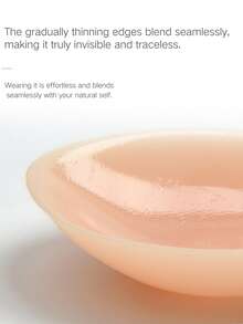 YIYANG Nude Invisible Silicone Push-Up Bra, Self-Adhesive Strapless Backless Design, Suitable For Weddings, Formal Occasions And Outdoor Activities - Beige - View 4
