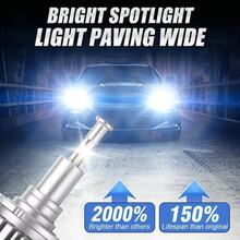 HYNBYZJ 2pcs D1S D3S 360 LED Lights Bulbs HID 300W D2S D4S LED Canbus D1R D2R D3R D4R Xenon Turbo Car Headlight Lamp For Projector Lens 12V - A - View 7