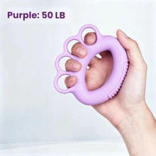1pc Hand Grip Strength Trainer With Independent Finger Exerciser And Soft Silicone Hand Grip, Suitable For Home Fitness Training - Multicolor - View 7