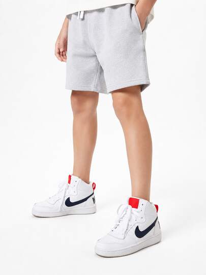Nike New Court Vision Big Kids' Retro Breathable Durable Casual Low-Top Cushioned Lightweight Sports Skate Shoes