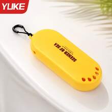 Yuke 1pc Portable Swim Goggle Case, Hard Shell Protective Storage Box With Carabiner Clip & Ventilation Holes For Swimming - Multicolor - View 12