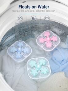 1/3pcs Laundry Ball Bag, Laundry Ball, Floating Lint Remover, Clothing Cleaning Filter Bag, Reusable Washing Machine Lint Collector And Protector Ball - Lint Remover, Washing Machine Lint/Fabric Protector Filter, Reusable Washing Machine Lint Collector And Protector Ball - Laundry And Washing Machine Cleaning Accessories, Floating Lint Cleaner (Suitable For Washing Machines) - A - View 5