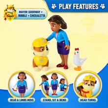 Anime Character Statues, Busts And Models, Spin Master PAW Patrol Mayor Goodway & Rubble Character Figure Set, Rotating Heads And Movable Limbs, Collectible Toy Figures, Desk Display Decorations, Idea For Birthday Gifts, Party Favor, Christmas Gift, Stocking Fillers, Fans - Multicolor - View 2