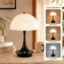 LED Smart Rechargeable Desk Lamp, Built-In 1800mAh Lithium Battery, Touch Switch Control, 3-Color Adjustable Brightness, Detachable Portable Design, Suitable For Living Room, Bedroom, Kitchen, Hallway, Entryway, Ideal Gift - Desk Lamp - View 10