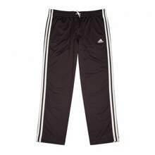 Adidas Performance Three-Stripe Drawstring Straight-Leg Sweatpants Black/Brown Classic Unisex - Brown - View 6