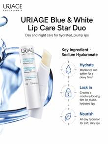 Uriage Yiquan Soft Moisturizing Lip Balm 4g*2pcs White Tube Portable Hydrating Repairing Lip Balm Mini Sample - 4g*2 - View 3