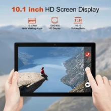 Qetupa 10.1 Inch Android 15 Tablet PC, Octa‑Core Processor, 4GB RAM 128GB ROM, 1280x800 HD IPS Touch Screen, Wi‑Fi 6, 5MP Front &13MP Rear Camera, 6000mAh Battery, Tablet For Students Young Adults Families (No Adapter) - Gold - View 3