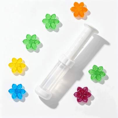 Flower-Shaped Toilet Gel Stamps, Long-Lasting Fragrance Air Freshener Stickers, Easy Stick-On Deodorizer For Bathroom Bowl, Multi-Pack