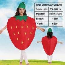 Set Kostum Dewasa Bertema Buah dengan Topi, Cocok untuk Cosplay Halloween, Pesta Ulang Tahun, Aktivitas Kelompok, dan Pertunjukan. - Beraneka warna - View 9