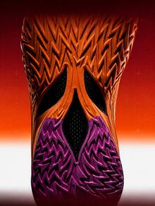 Anta Men's Low-Top Basketball Shoes Breathable Mesh Nitrogen Technology Rebound Sports Shoes - Black/Orange/Purple - View 3