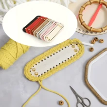 1/2/3/4 Buah Alas Tas Anyaman Tangan PU, Set Perlengkapan Kerajinan PU, Aksesoris Alas Koper, Bahan Pembuatan Dompet DIY - Beraneka warna - View 10