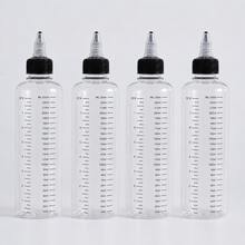 1pc 7.78oz Clear Plastic Dispensing Bottle With Scale Line And Screw Cap, Refillable Round Dispensing Bottle, Suitable For Liquid Ink, Paint, Art Crafts, Perfume Refillable Bottle, Travel Bottles - Multicolor - View 10