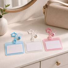 Transparent Waterproof Card Holder, Clear Plastic ID Badge Holder, Waterproof Access Card Protector, Multi-Color Name Tag Pouch, Business Exhibition And Student Campus ID Protective Case, Suitable For Office, School, Events And Daily Use - Multicolor - View 2