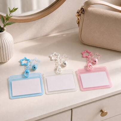 Transparent Waterproof Card Holder, Clear Plastic ID Badge Holder, Waterproof Access Card Protector, Multi-Color Name Tag Pouch, Business Exhibition And Student Campus ID Protective Case, Suitable For Office, School, Events And Daily Use