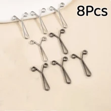 8/12Pcs Y-Shaped Scarf Clips Neck Clips Headscarf Veil Fixing Pins Accessories Scarf Buckles, Y-Shaped Waist Buckle, Waist Adjustment Buckle - Multicolor - View 15