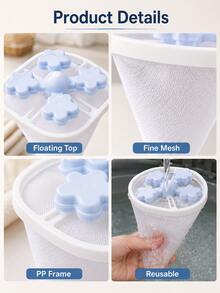 1/3pcs Laundry Ball Bag, Laundry Ball, Floating Lint Remover, Clothing Cleaning Filter Bag, Reusable Washing Machine Lint Collector And Protector Ball - Lint Remover, Washing Machine Lint/Fabric Protector Filter, Reusable Washing Machine Lint Collector And Protector Ball - Laundry And Washing Machine Cleaning Accessories, Floating Lint Cleaner (Suitable For Washing Machines) - A - View 11