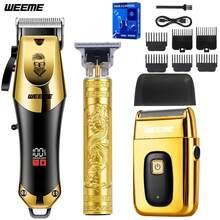 WEEME 4-In-1 Men's Electric Hair Clipper Set, Includes Electric Hair Trimmer, Electric Shaver, Nose Hair Trimmer & Detail Trimmer, Two Size Options, Grooming Gift For Men - Multicolor - View 4