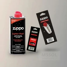Pack Zippo 4oz Mecha y Pedernales repuestos para encendedor de mechero Combustible - Ver 9