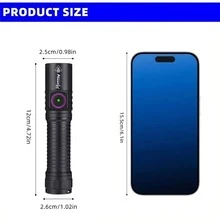 365nm UV Flashlight Black Light, Alonefire 5W High Power USB Rechargeable Ultraviolet Torch, Pet Urine & Ringworm Detector For Cat Dog Stain, Money Authentication, Scorpion Finding, Invisible Ink Check - Multicolor - View 5