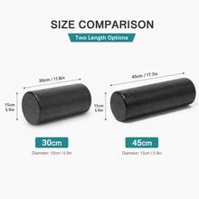 High Density EVA Foam Roller, Available In 30*15cm And 45*15cm, Smooth Fitness Massage Roller For Muscle Relaxation, Fascia Release, Yoga Pilates Home Workout Training - Multicolor - View 2