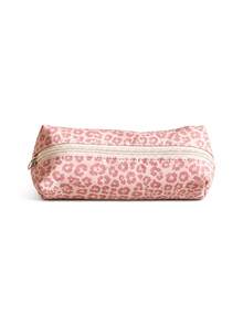 Leopard Print Pencil Case/Stationery Storage Bag, Travel Organizer Bag - Multi-Functional Large Capacity Design, Can Store Office Supplies, Also Used As Creative Multi-Purpose Pencil Case Or Portable Travel Makeup Bag, Suitable For Students And Adults Daily Use. - Multicolor - View 12
