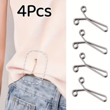 8/12Pcs Y-Shaped Scarf Clips Neck Clips Headscarf Veil Fixing Pins Accessories Scarf Buckles, Y-Shaped Waist Buckle, Waist Adjustment Buckle - Multicolor - View 24