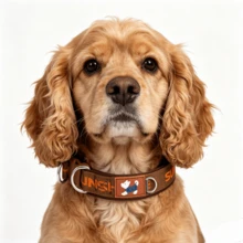 1 Buah Kalung Anjing Gaya Vintage | Cincin Ganda Berkekuatan Tarik Tinggi | Anyaman Poliester Jacquard Huruf | Lapisan Neoprene yang Nyaman untuk Melindungi Bulu | Dapat Diatur | Cocok untuk Anjing Kecil dan Sedang untuk Penggunaan di Dalam dan Luar Ruangan - Coklat - View 6