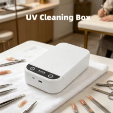 UV Nail Tool Cleaner, Portable USB Cleaning Box, Nail Tool Cleaning Box Beauty Tool Cleaner. Suitable For Cleaning Nail Salons, Tweezers, Jewelry, Mobile Phones, And Manicure Tools. Multi-Functional Cleaning Box - Multicolor - View 6