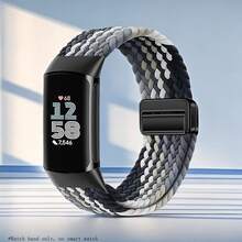 磁吸尼龍環式腕帶，適用於 Charge 6/Charge 5 運動智慧手錶替換錶帶，男女通用 - Fitbit Charge 5/6 - 查看 15