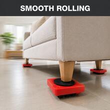 Furniture Mover Tool Set, Labor‑Saving Heavy‑Duty Furniture Lifter With 360° Swivel Moving Sliders, Portable Heavy Object Roller Dolly For Sofa, Fridge, Cabinet - Multi-color - View 6