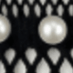 Pearl Mesh Gloves Black