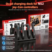 Iplay Compatible With Switch2 NS2 Joy-Con Controller 4-In-1 Charging Dock, 4 Controllers Simultaneous Charging, With Charging Indicator Light Storage Charging Stand - View 11