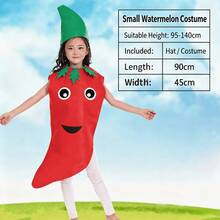 Set Kostum Dewasa Bertema Buah dengan Topi, Cocok untuk Cosplay Halloween, Pesta Ulang Tahun, Aktivitas Kelompok, dan Pertunjukan. - Beraneka warna - View 8
