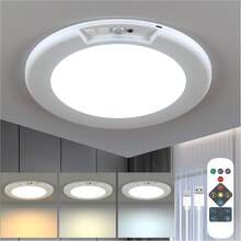 1/2PCS 7.48in Wireless Motion Sensor Ceiling Light, Rechargeable Battery Operated LED Light With Remote, 3000K-6000K 3CCT Dimmable Timer, Magnetic Mount For Closet, Hallway, Stairs, Kitchen, Garage - one-size - View 13