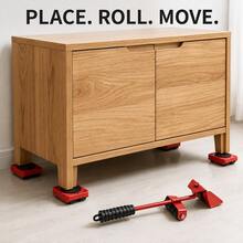 Furniture Mover Tool Set, Labor‑Saving Heavy‑Duty Furniture Lifter With 360° Swivel Moving Sliders, Portable Heavy Object Roller Dolly For Sofa, Fridge, Cabinet - Multi-color - View 8