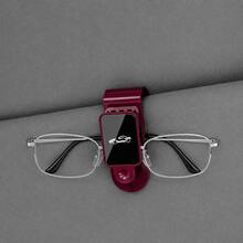 Sturdy Sun Visor Clip Fashion Glasses Holder - For Car Sun Visor, Glasses Hook Clip, Car Interior Sun Visor Accessory - A - View 14