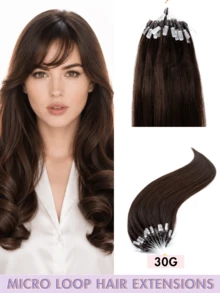 50pcs Ekstensi Rambut Manusia Mikro Ring dengan Manik-manik, Tidak Perlu Lem, Pemasangan Mudah dan Tak Terlihat, Cocok untuk Penataan Sehari-hari, Perayaan Hari Raya, Perlengkapan Sekolah, dan Pengantin - MultiWarna - View 30
