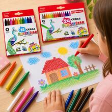 12/24 Ceras de Colores Plastistar STARPLAST, Ceras Plásticas Resistentes con Colores Vivos y Trazo Suave, Material Escolar para Dibujar, Pintar y Colorear - Conjuntos - Ver 2