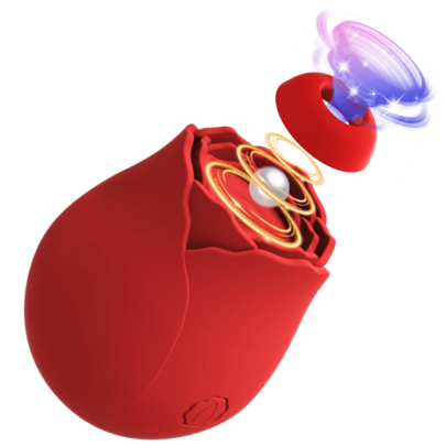 Adult Sex Toy Suction Vibrator - Pedicle Stimulator, With 5 Suction And Vibration Modes, Suitable For Female Clitoral Nipples, Rose Sex Toy Suction Cup Machine, Suitable For Female Couples' Pleasure