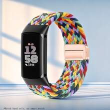 磁吸尼龍環式腕帶，適用於 Charge 6/Charge 5 運動智慧手錶替換錶帶，男女通用 - Fitbit Charge 5/6 - 查看 19