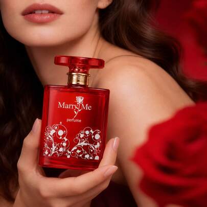 KJSK Red Lady Perfume, Floral Fragrance For Romantic Women, Lasts For 4-8 Hours, With A Concentration Of 15%-25%