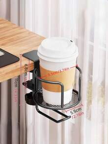 Office Side-Mount Fixed Cup Holder, Anti-Slip Cup Holder, Space-Saving Folding Rack, Bathroom Accessories Bathroom Tools - multicolor - View 4