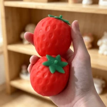 Tachimi 1pc Strawberry Popular Play Article, Crispy Squishy Pocket Squeeze Toy, Favored Fidgettoys For Toy Gathering, Perfect To Enlarge Your Personal Toy Inventory Reserves Shipped Randomly - Multicolor - View 9