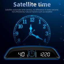 YNF Digital GPS Speedometer, Universal Car HUD 5.5-Inch Large LCD Display, KM/H And MPH Switchable, Built-In Compass And Altimeter, Overspeed Alarm, Fatigue Driving Reminder, Suitable For All Vehicle Odometers - A - View 6