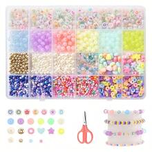Macaron Color 3-Style Mixed Beads & Purple Mermaid Set, Handmade Bracelet Necklace Earrings Jewelry DIY Making, Creative Craft Materials & Accessories - Multicolor - View 15